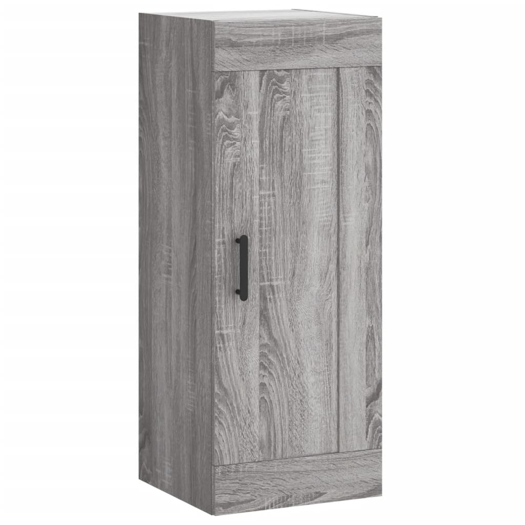Visoka komoda siva sonome 34,5x34x180 cm od konstruiranog drva