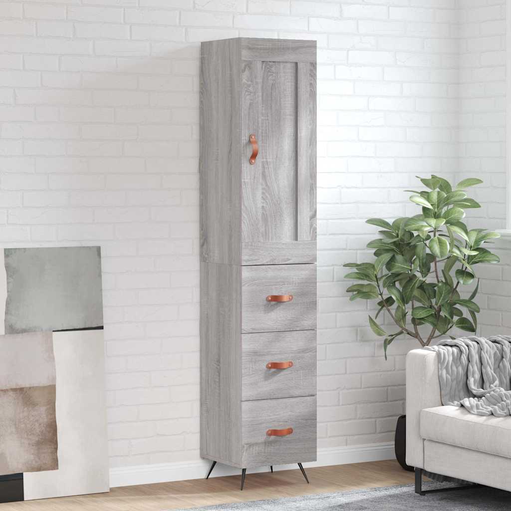 Visoka komoda 34,5x34x180cm konstruiranog drva
