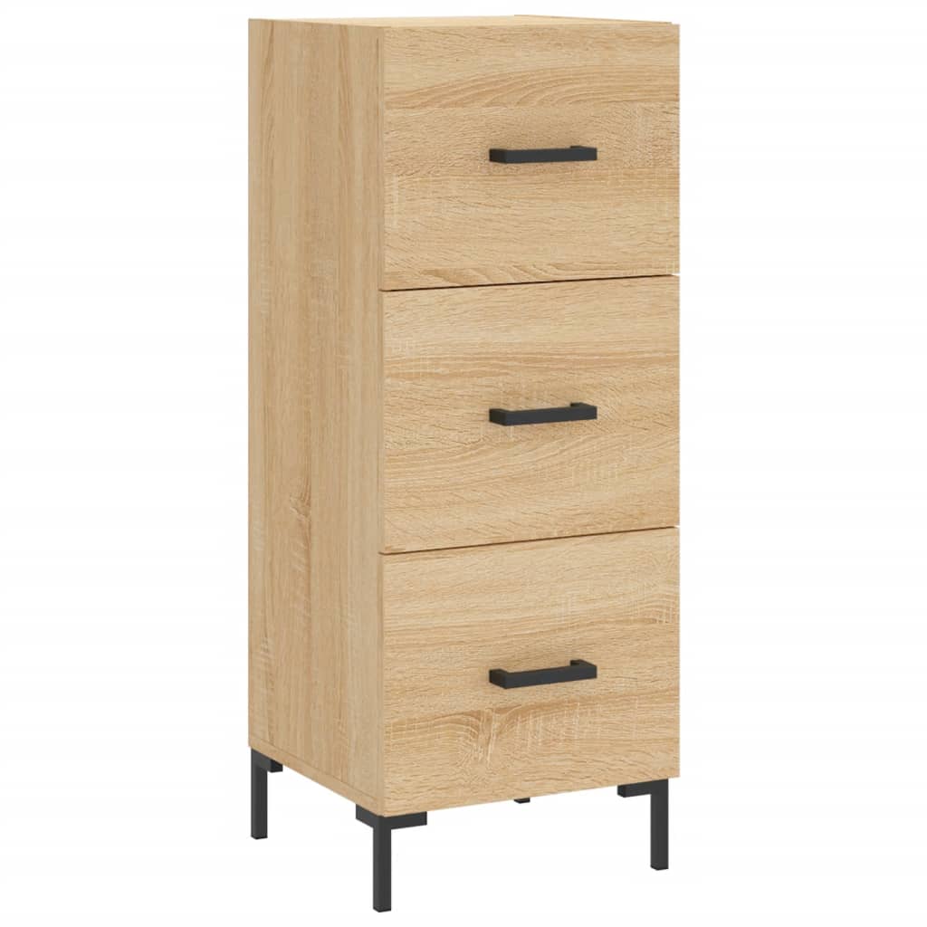 Visoka komoda hrasta sonome 34,5x34x180cm od konstruiranog drva