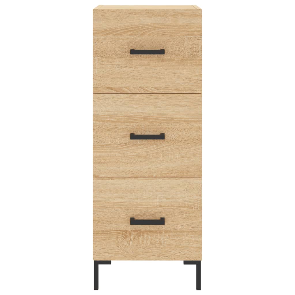 Visoka komoda hrasta sonome 34,5x34x180cm od konstruiranog drva