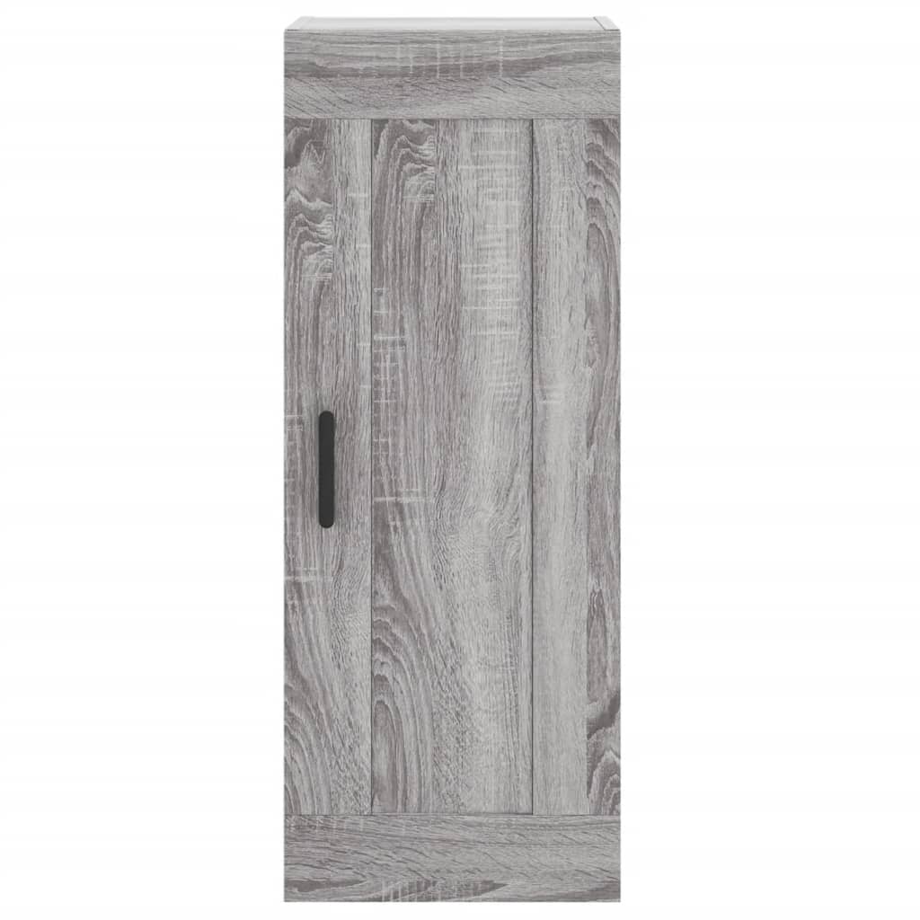 Visoka komoda siva sonome 34,5x34x180 cm od konstruiranog drva
