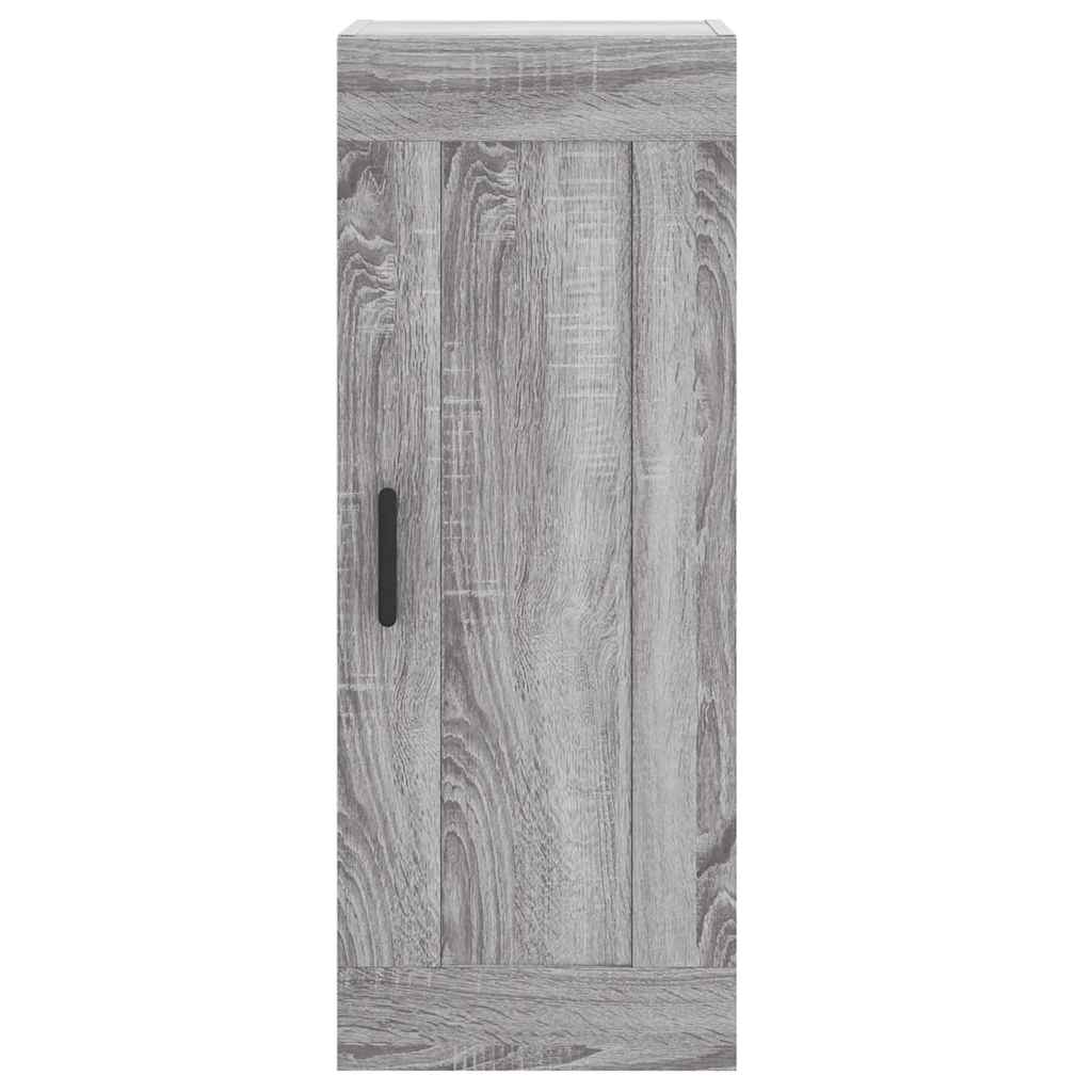Visoka komoda siva sonome 34,5x34x180 cm od konstruiranog drva