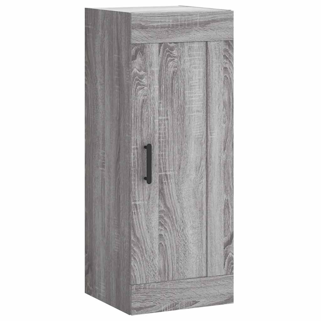 Visoka komoda siva sonome 34,5x34x180 cm od konstruiranog drva
