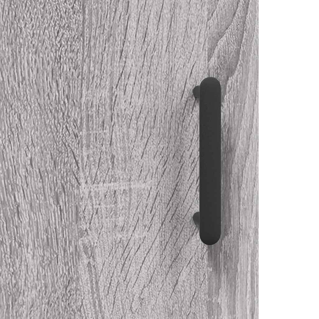 Visoka komoda siva sonome 34,5x34x180 cm od konstruiranog drva