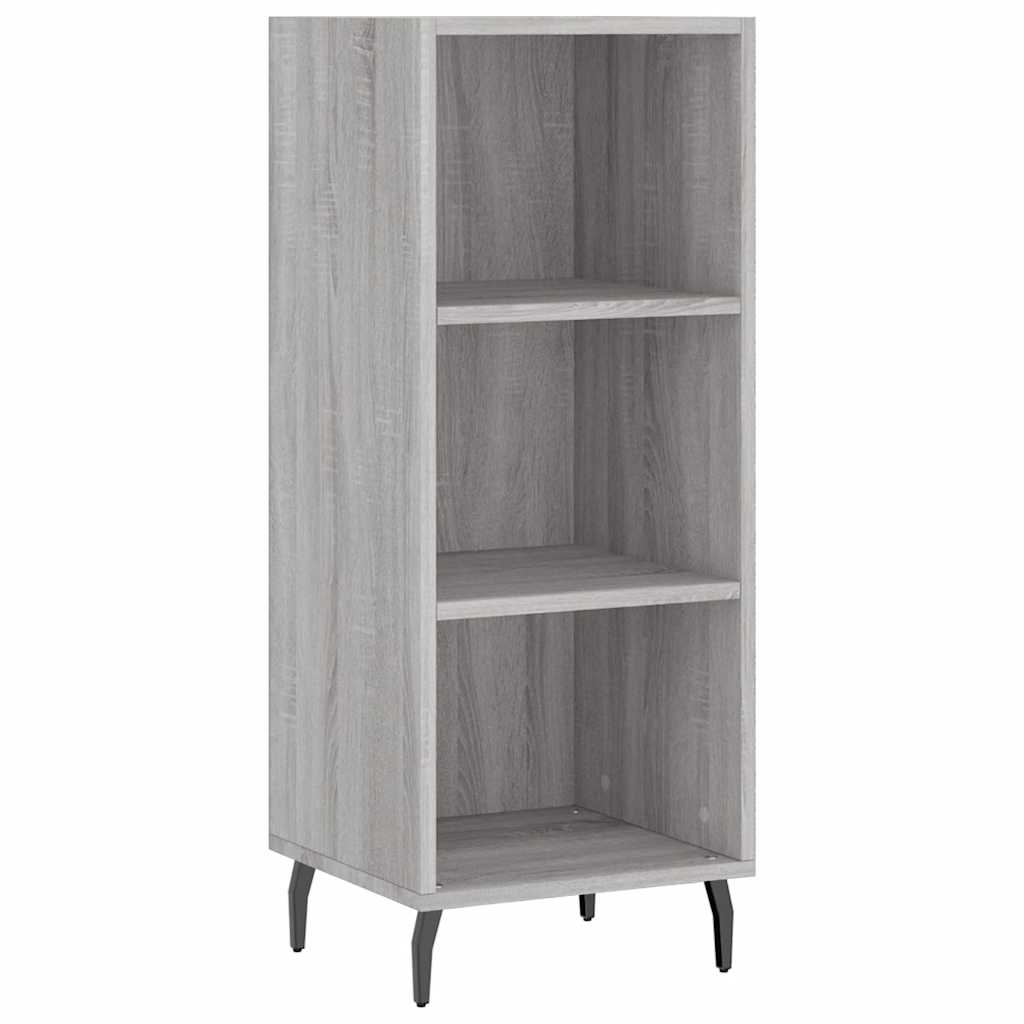 Visoka komoda siva sonome 34,5x34x180 cm od konstruiranog drva