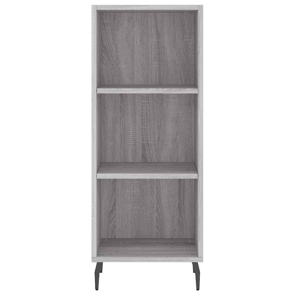 Visoka komoda siva sonome 34,5x34x180 cm od konstruiranog drva
