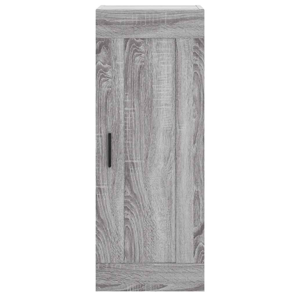 Visoka komoda siva sonome 34,5x34x180 cm od konstruiranog drva