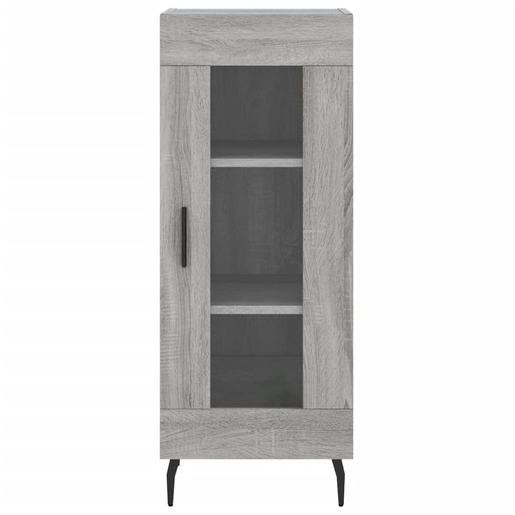 Visoka komoda siva sonome 34,5x34x180 cm od konstruiranog drva