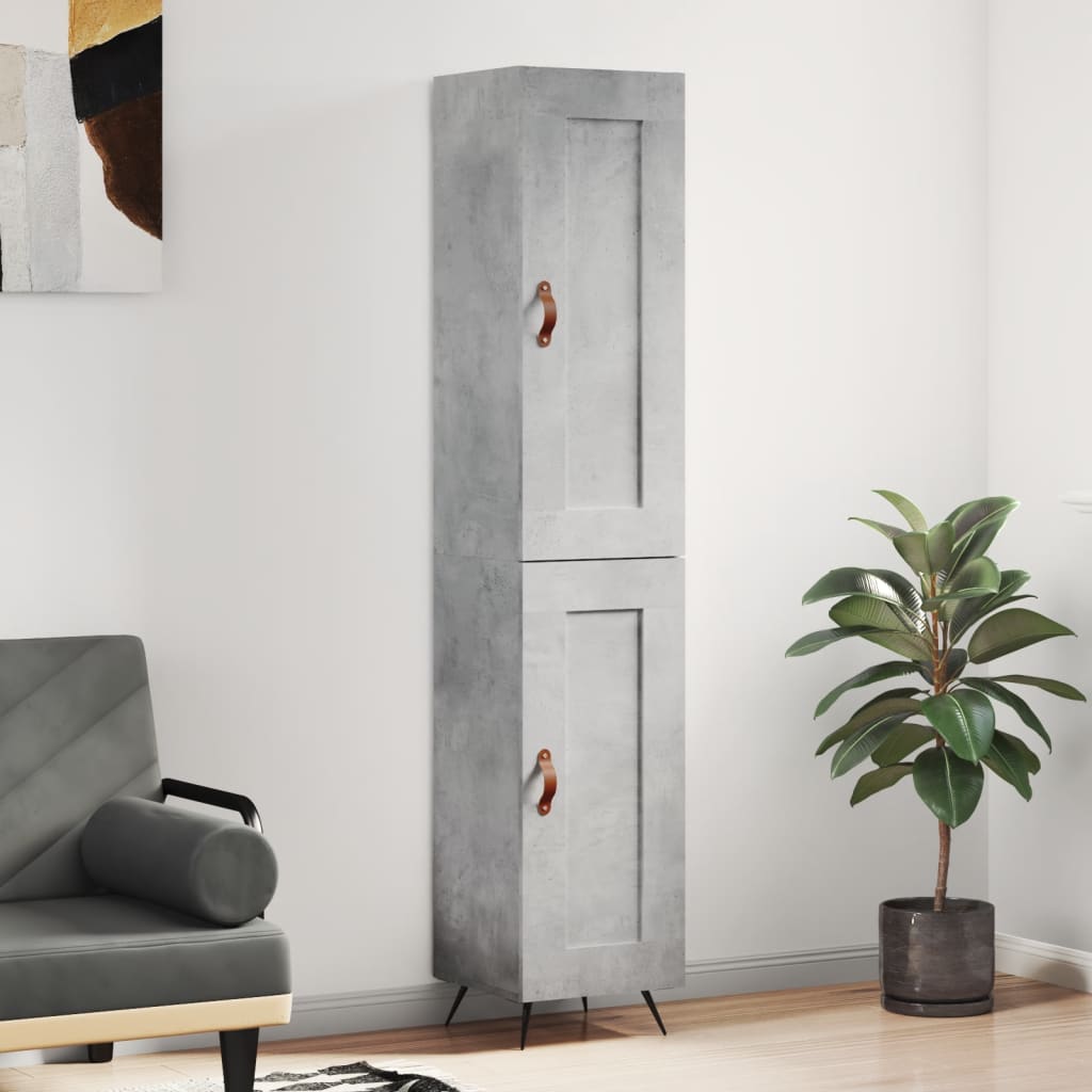 Visoka komoda 34,5x34x180cm konstruiranog drva