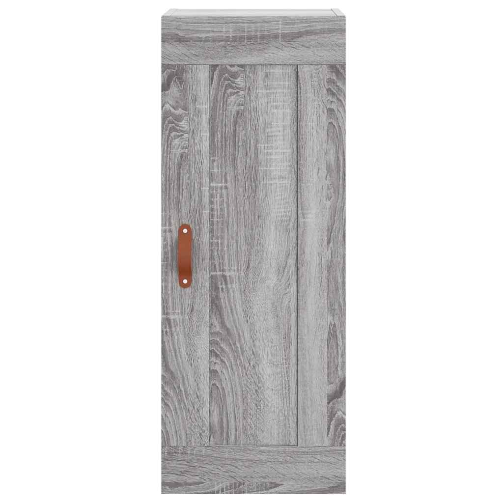 Visoka komoda siva sonome 34,5x34x180 cm od konstruiranog drva