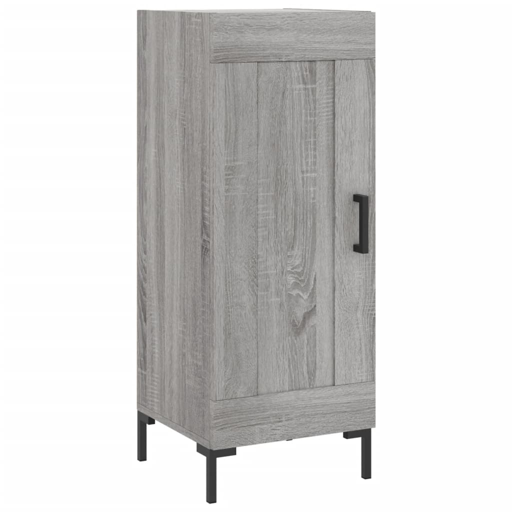 Visoka komoda siva sonome 34,5x34x180 cm od konstruiranog drva
