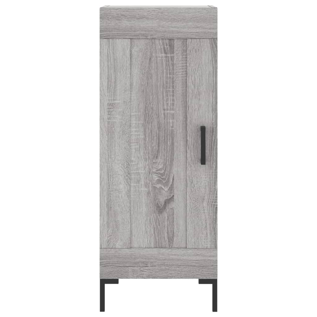 Visoka komoda siva sonome 34,5x34x180 cm od konstruiranog drva