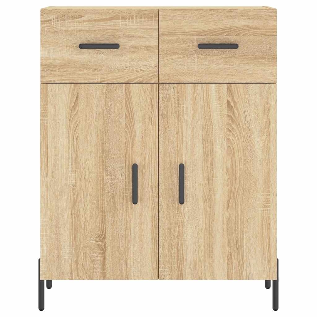 Visoka komoda hrasta sonome 69,5x34x180cm od konstruiranog drva