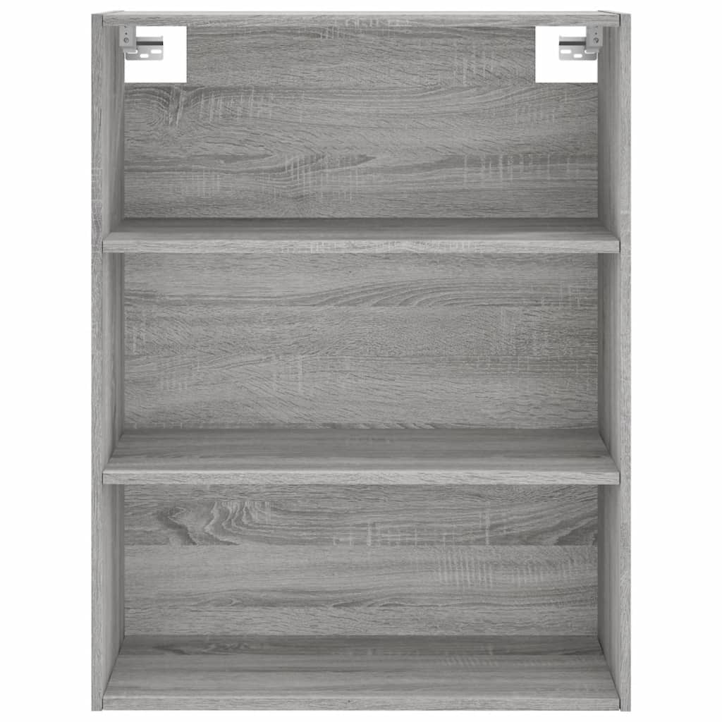 Visoka komoda siva sonome 69,5x34x180 cm od konstruiranog drva