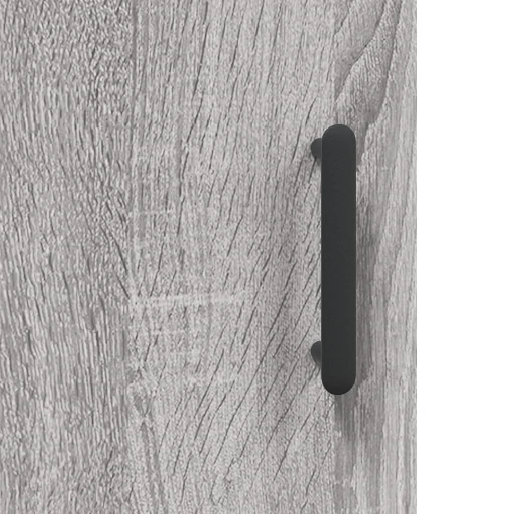 Visoka komoda siva sonome 69,5x34x180 cm od konstruiranog drva
