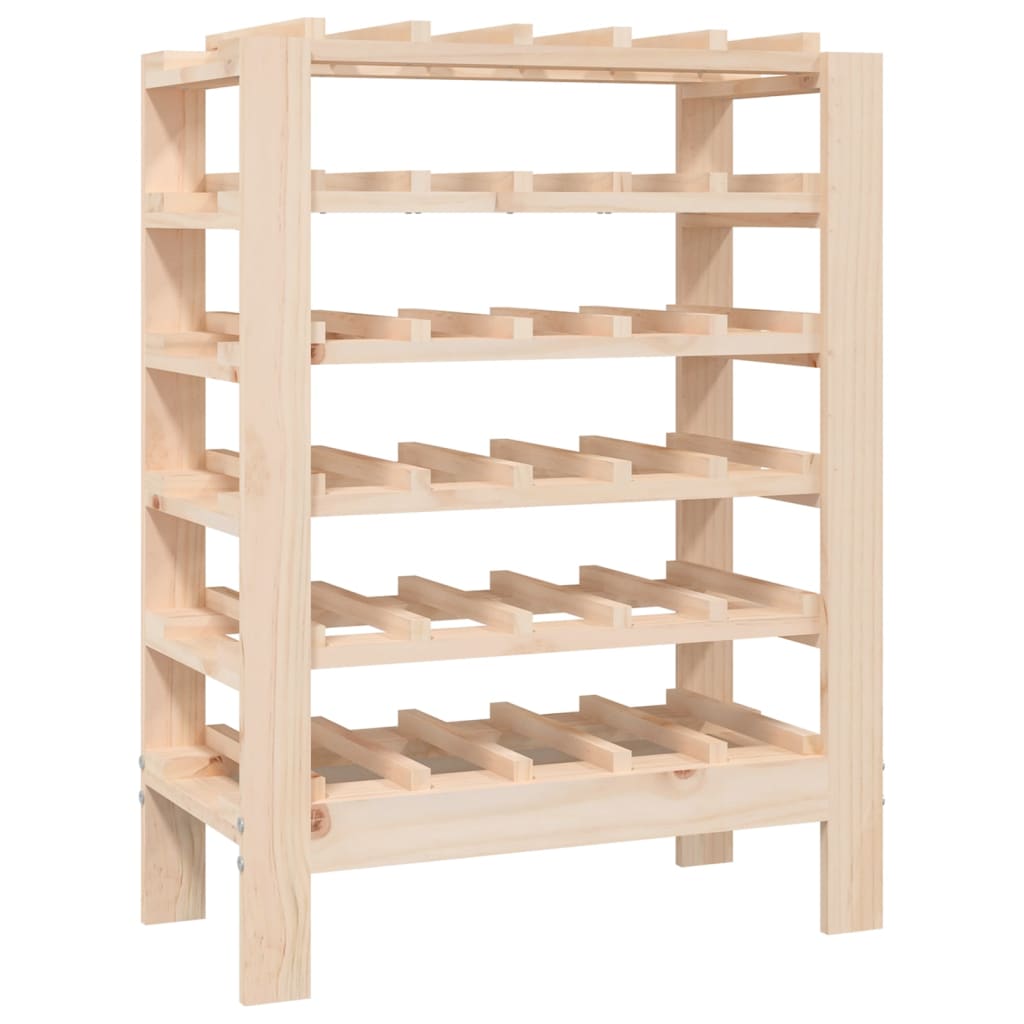 Stalak za vino 61,5x30x82 cm od masivne borovine