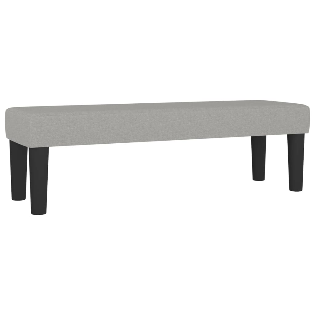 Krevet box spring s madracem svjetlosivi 140x200 cm od tkanine