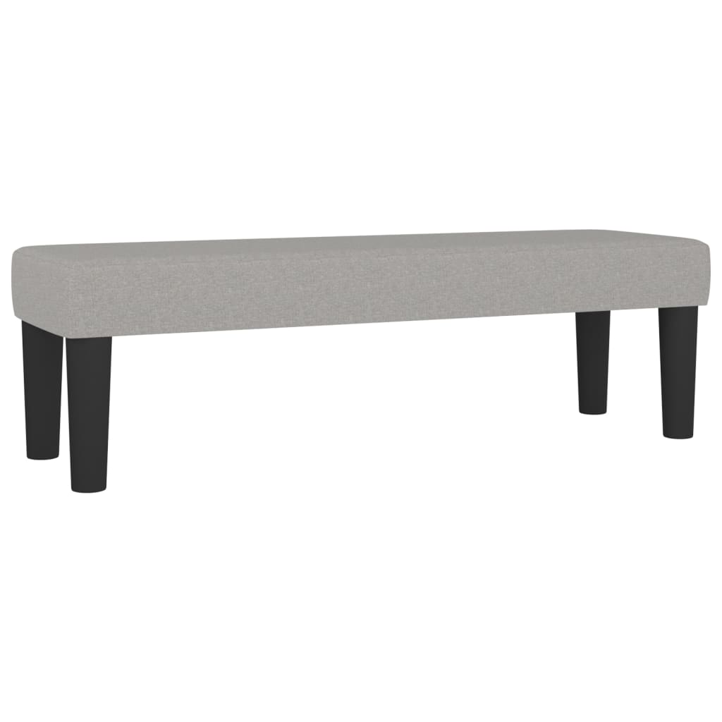 Krevet box spring s madracem svjetlosiva 160x200 cm tkanina