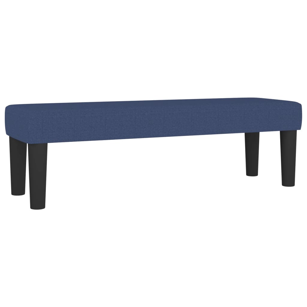 Krevet s oprugama i madracem plavi 160x200 cm od tkanine