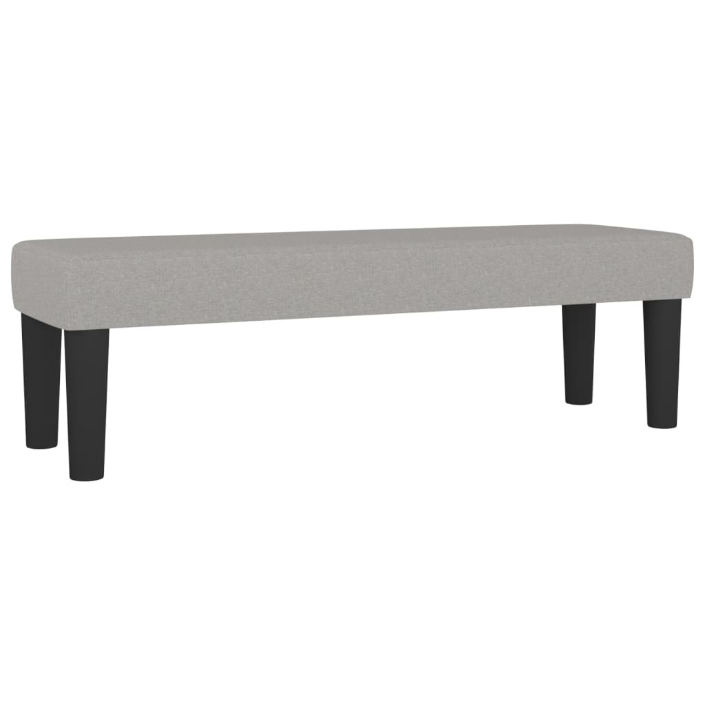 Krevet box spring s madracem svjetlosiva 160x200 cm tkanina