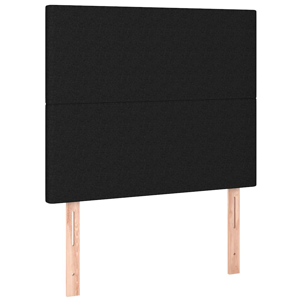 Box spring krevet s madracem crni 80 x 200 cm od tkanine