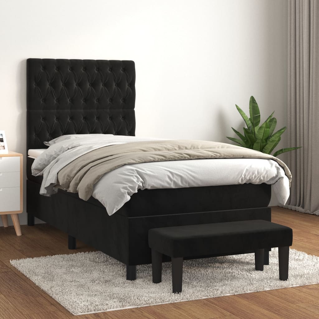 Krevet s opruga kutije 200 x 160 cm Baršun