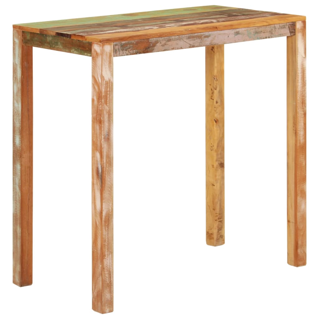 Barski stol 112 x 55 x 108 cm od masivnog obnovljenog drva
