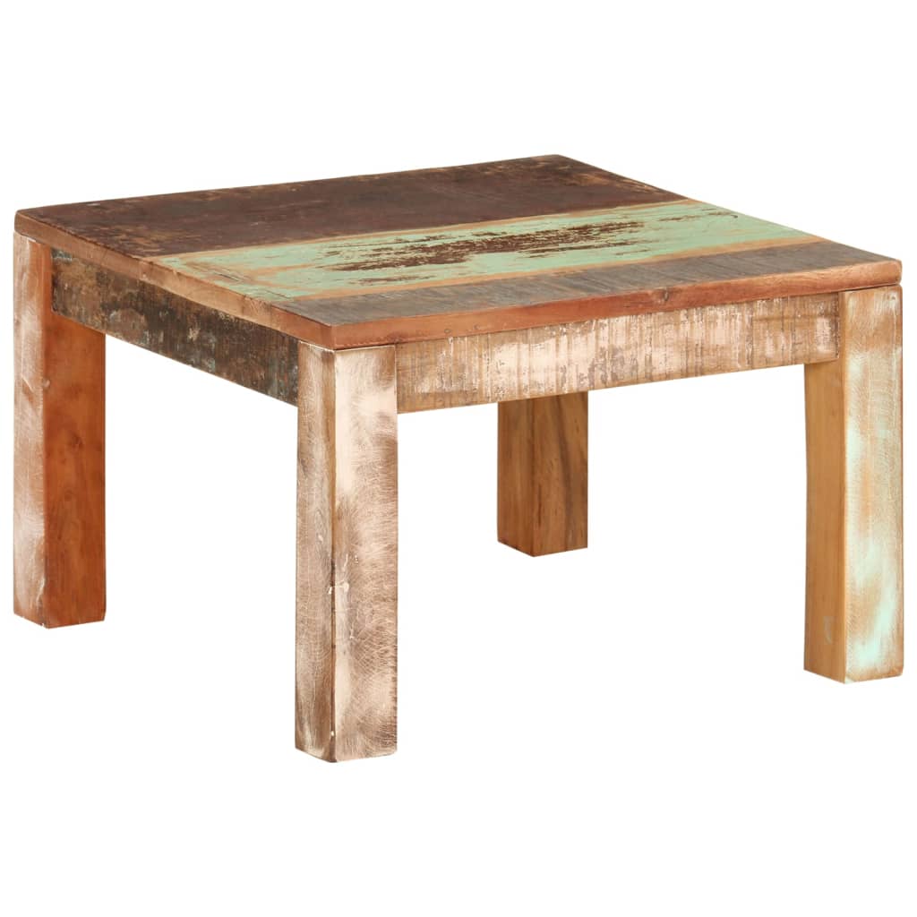 Stolić za kavu 55 x 55 x 35 cm od masivnog obnovljenog drva