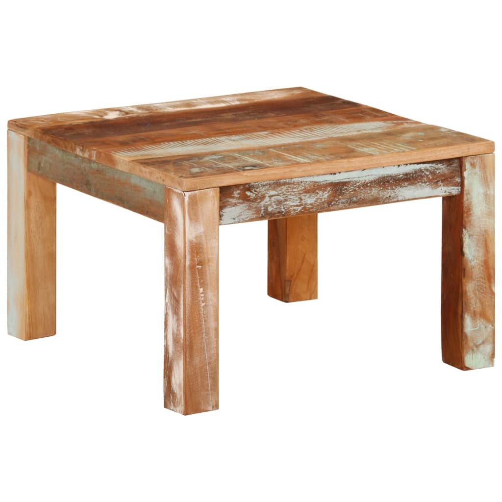 Stolić za kavu 55 x 55 x 35 cm od masivnog obnovljenog drva