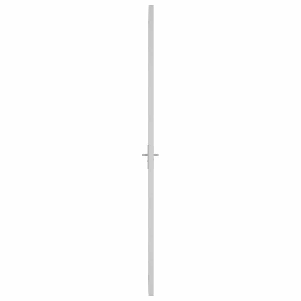 Unutarnja vrata 102,5x201,5 cm bijela od ESG stakla i aluminija