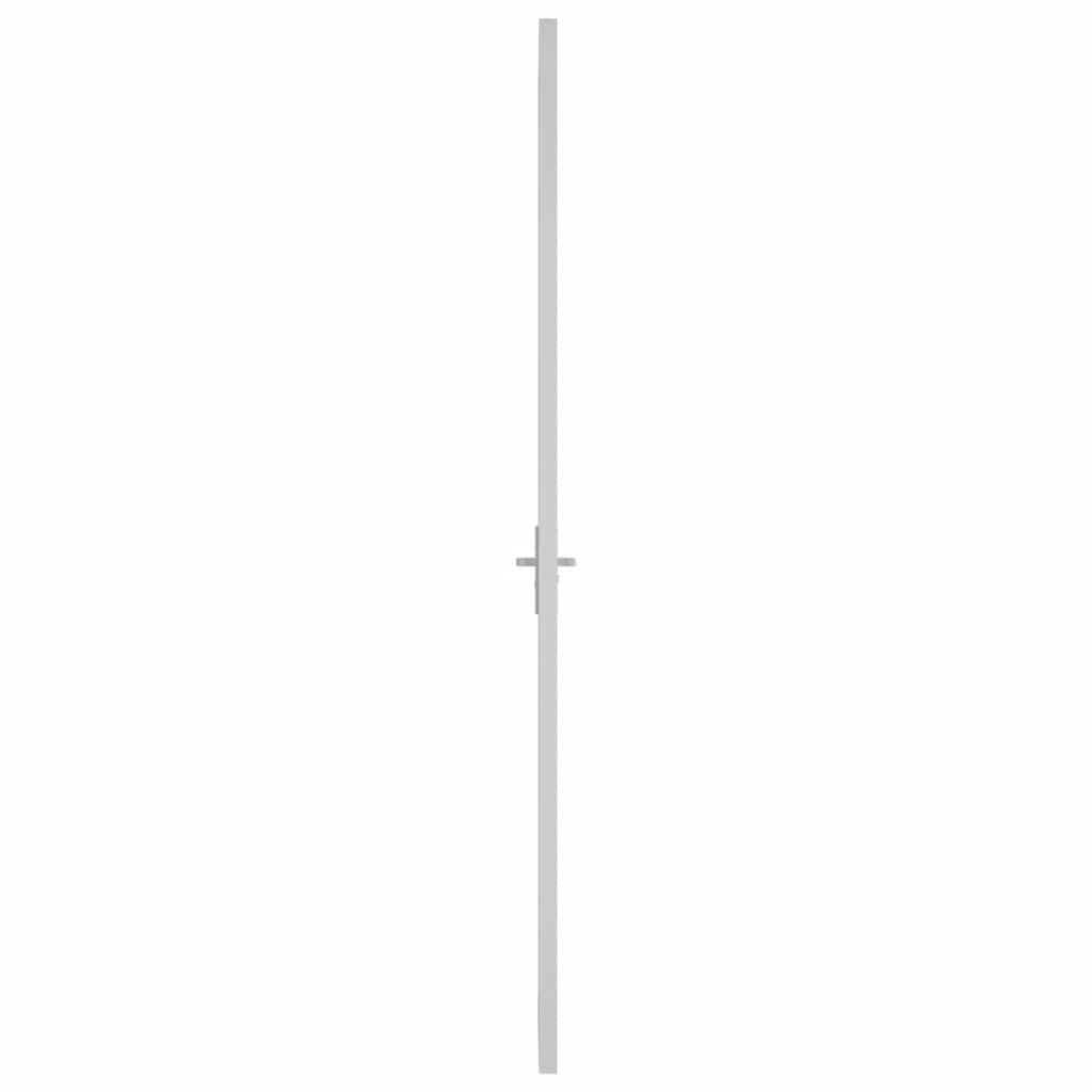 Unutarnja vrata 93 x 201,5 cm Bijela od ESG stakla i aluminija