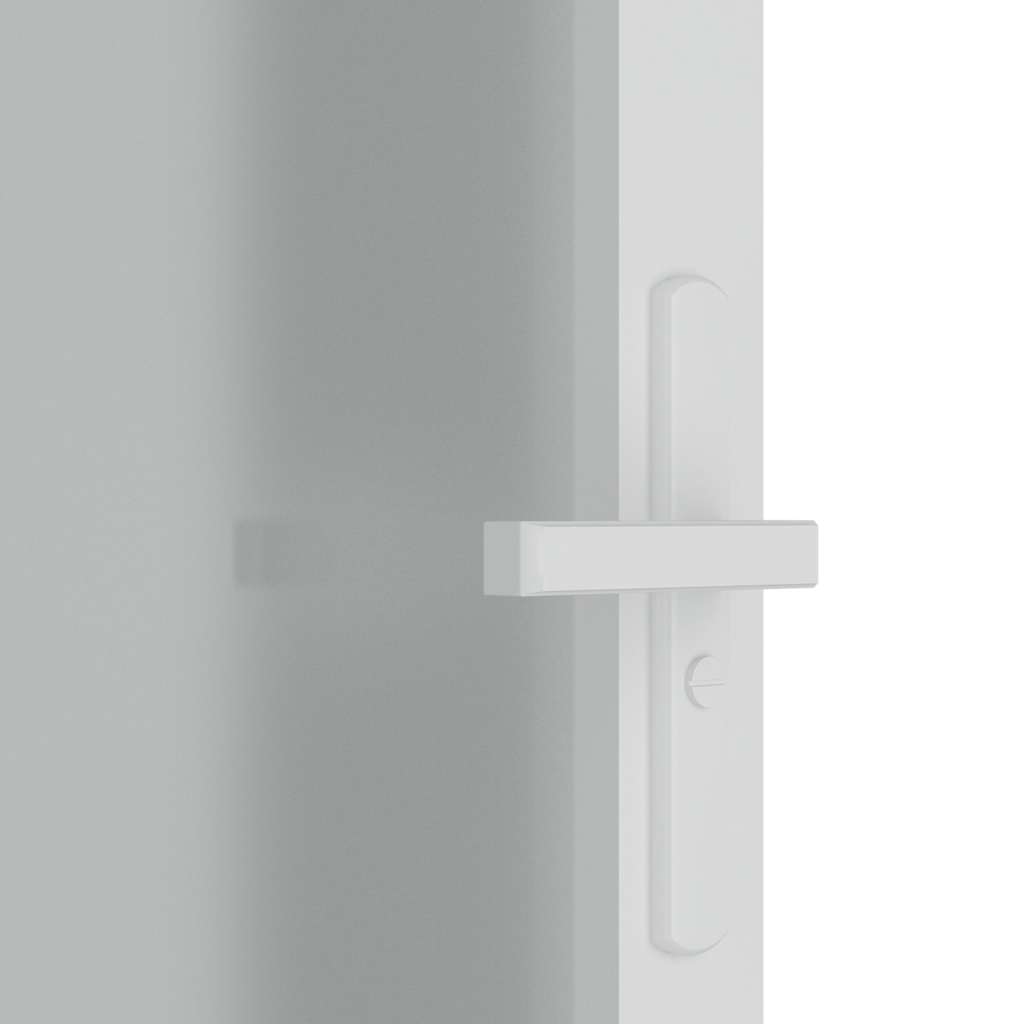 Unutarnja vrata 102,5x201,5 cm Bijela od mat stakla i aluminija