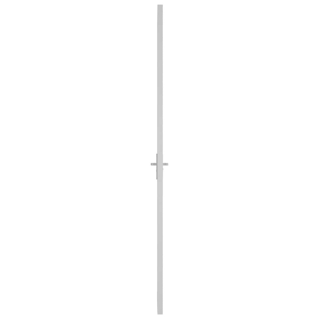 Unutarnja vrata 93 x 201,5 cm Bijela od ESG stakla i aluminija