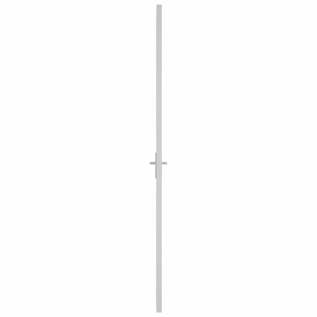 Unutarnja vrata 102,5x201,5 cm bijela od ESG stakla i aluminija