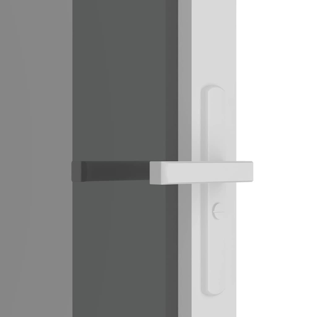Unutarnja vrata 93 x 201,5 cm Bijela od ESG stakla i aluminija