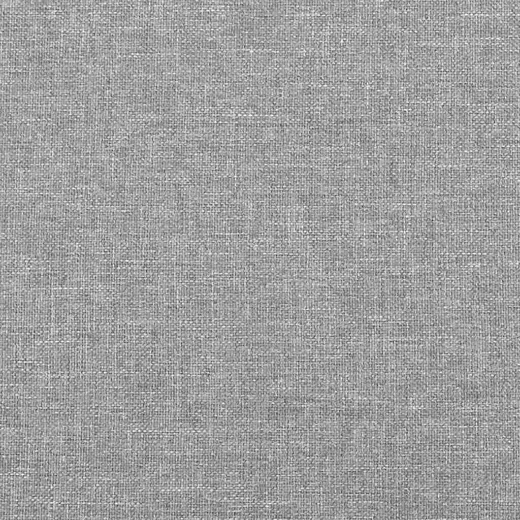 Krevet box spring s madracem svjetlosiva 160x200 cm tkanina