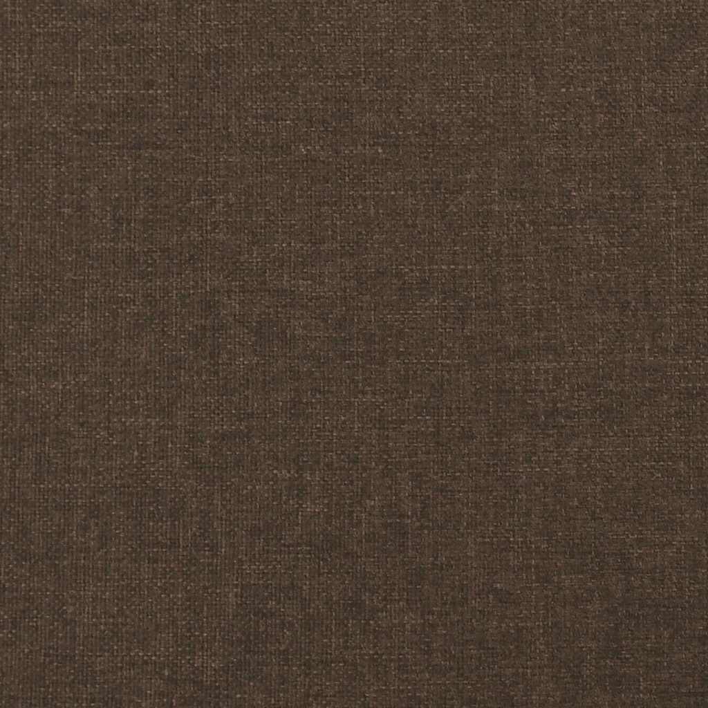 Krevet s oprugama i madracem tamnosmeđi 100 x 200 cm od tkanine