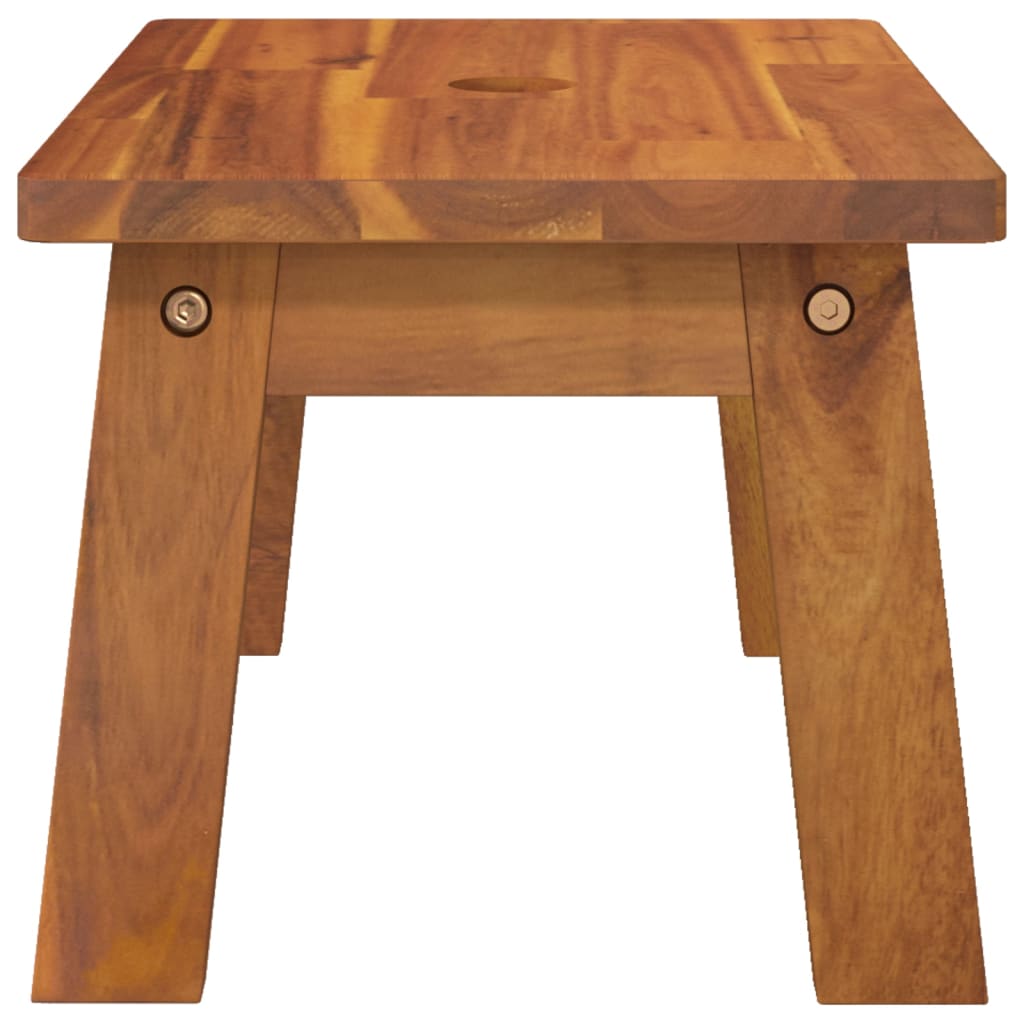 Pomoćni stolac 38 x 26 x 22 cm od masivnog bagremovog drva