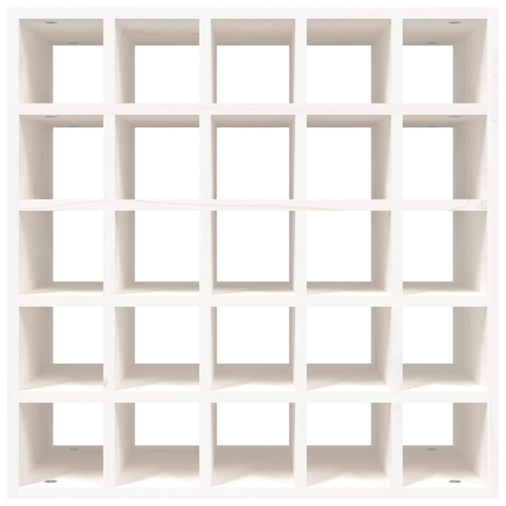 Vinski ormarić bijeli 56x25x56 cm masivno drvo bor