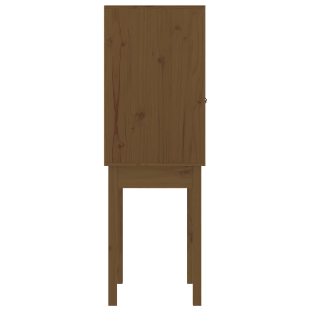 Visoka komoda boja meda 60 x 40 x 120 cm od masivne borovine