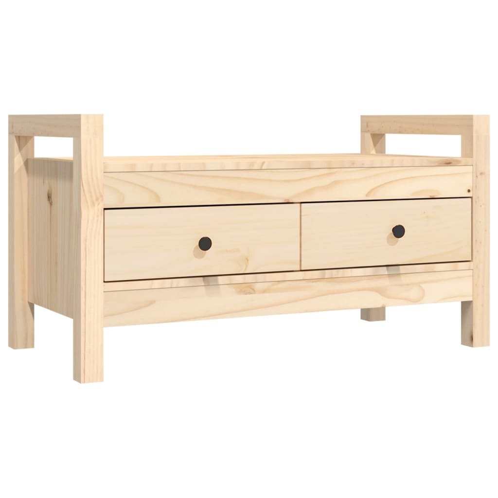 Klupa za hodnik 80x40x43 cm od masivne borovine