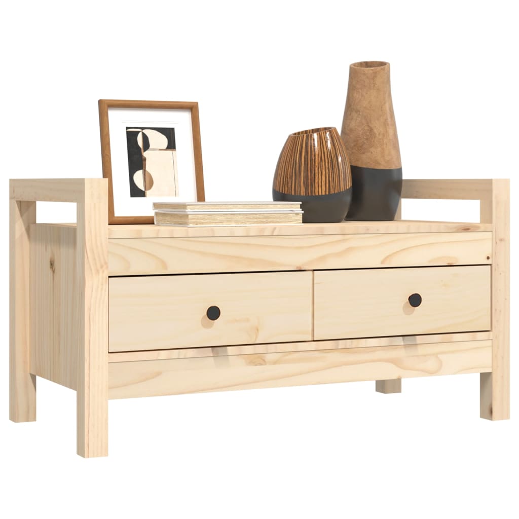Klupa za hodnik 80x40x43 cm od masivne borovine