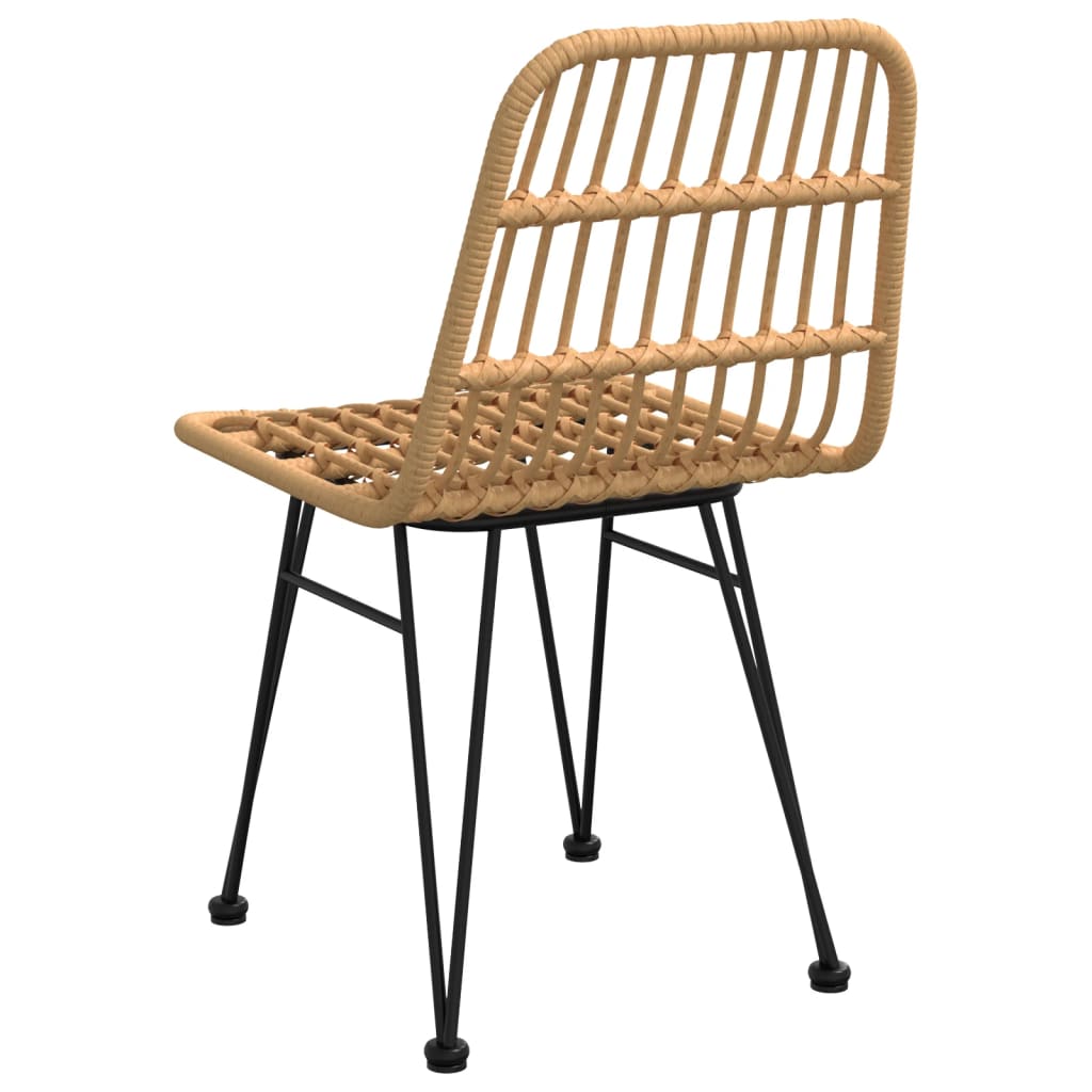 Vrtne stolice 2 kom 48 x 62 x 84 cm od PE ratana