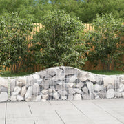 Lučne gabionske košare 9 kom 200x30x40/60 cm pocinčano željezo