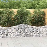 Lučne gabionske košare 10 kom 200x30x60/80 cm pocinčano željezo