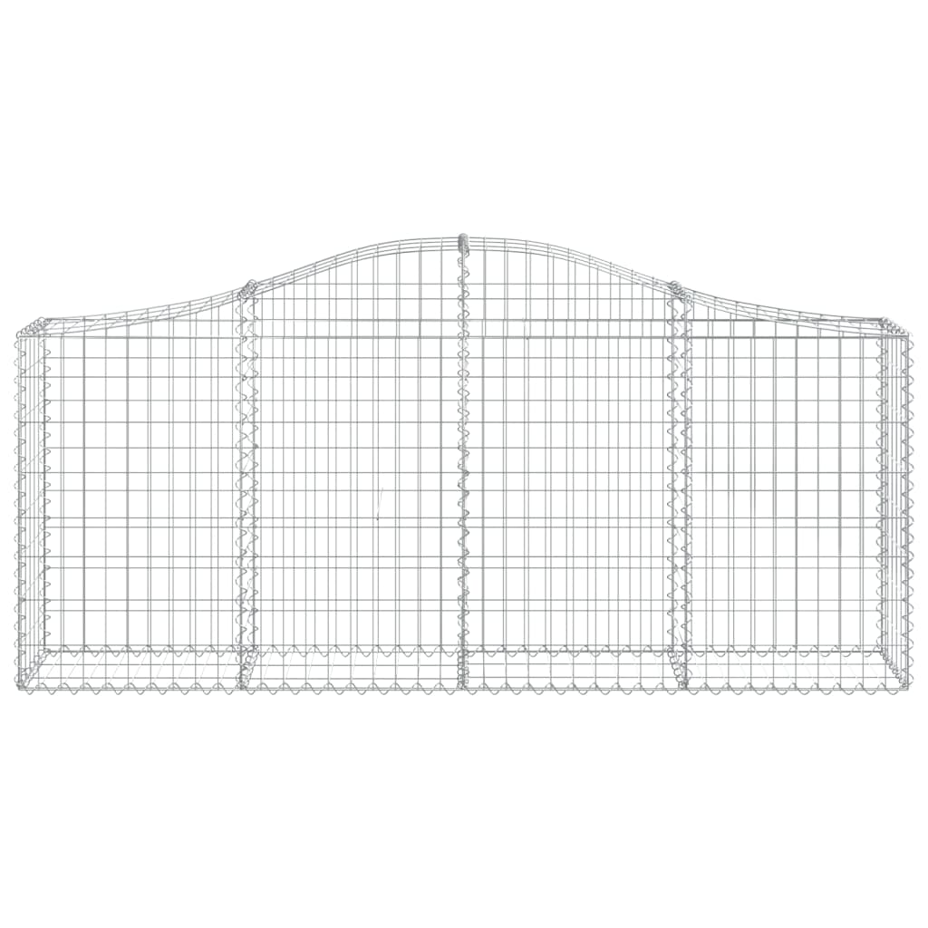 Lučne gabionske košare 50 kom 200x30x80/100cm pocinčano željezo