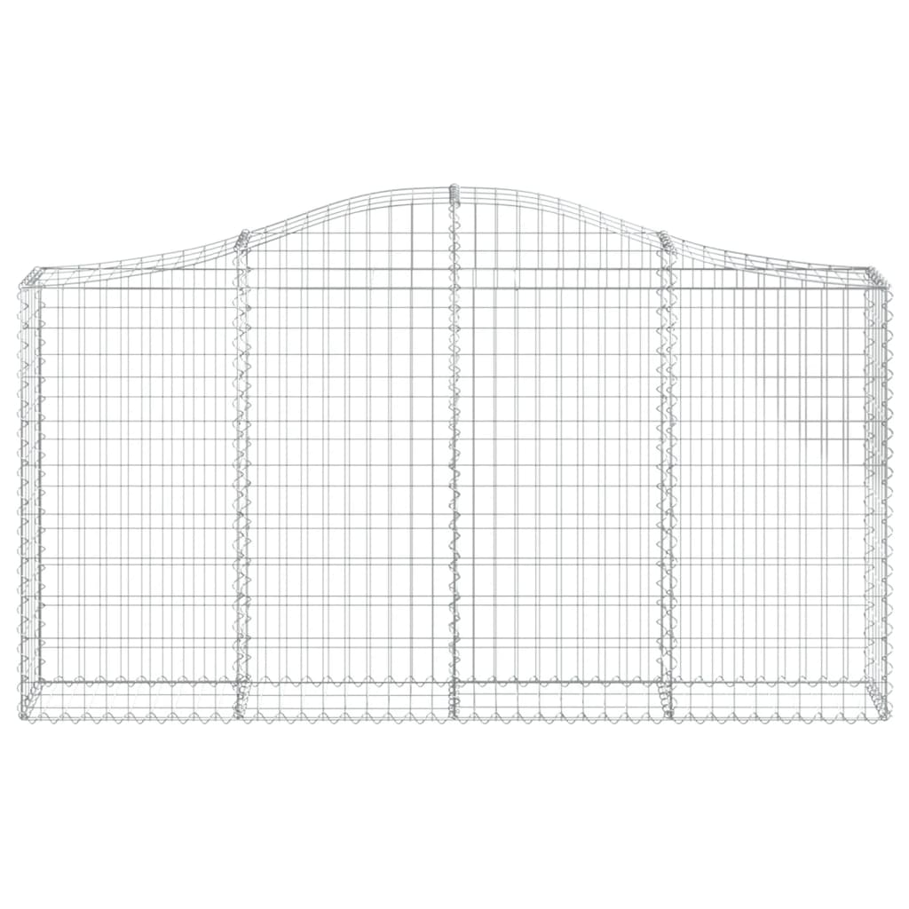 Lučne gabionske košare 6 kom 200x30x100/120cm pocinčano željezo