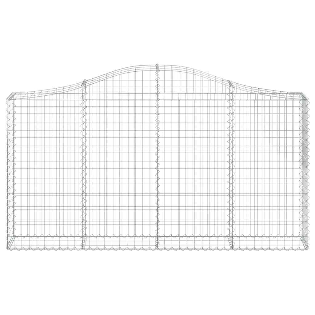 Lučne gabionske košare 13kom 200x30x100/120cm pocinčano željezo