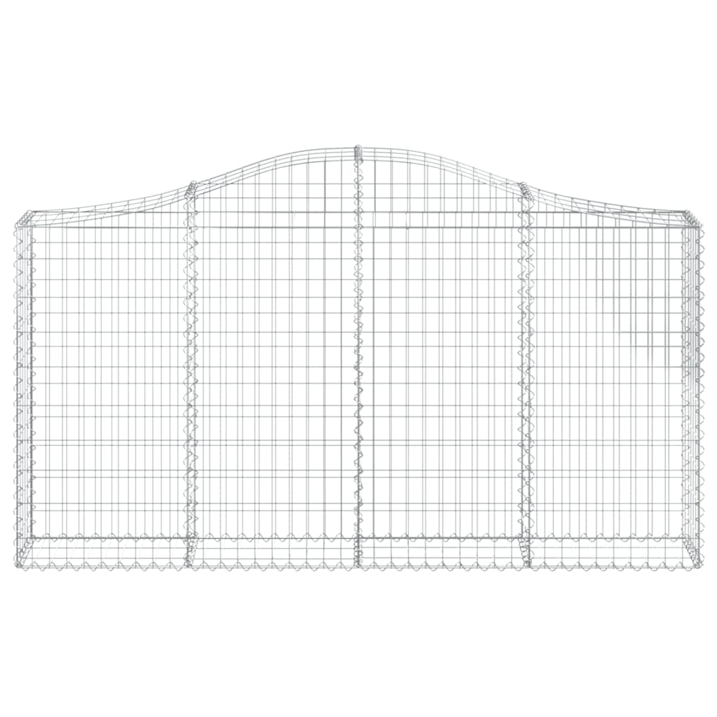 Lučne gabionske košare 25kom 200x30x100/120cm pocinčano željezo