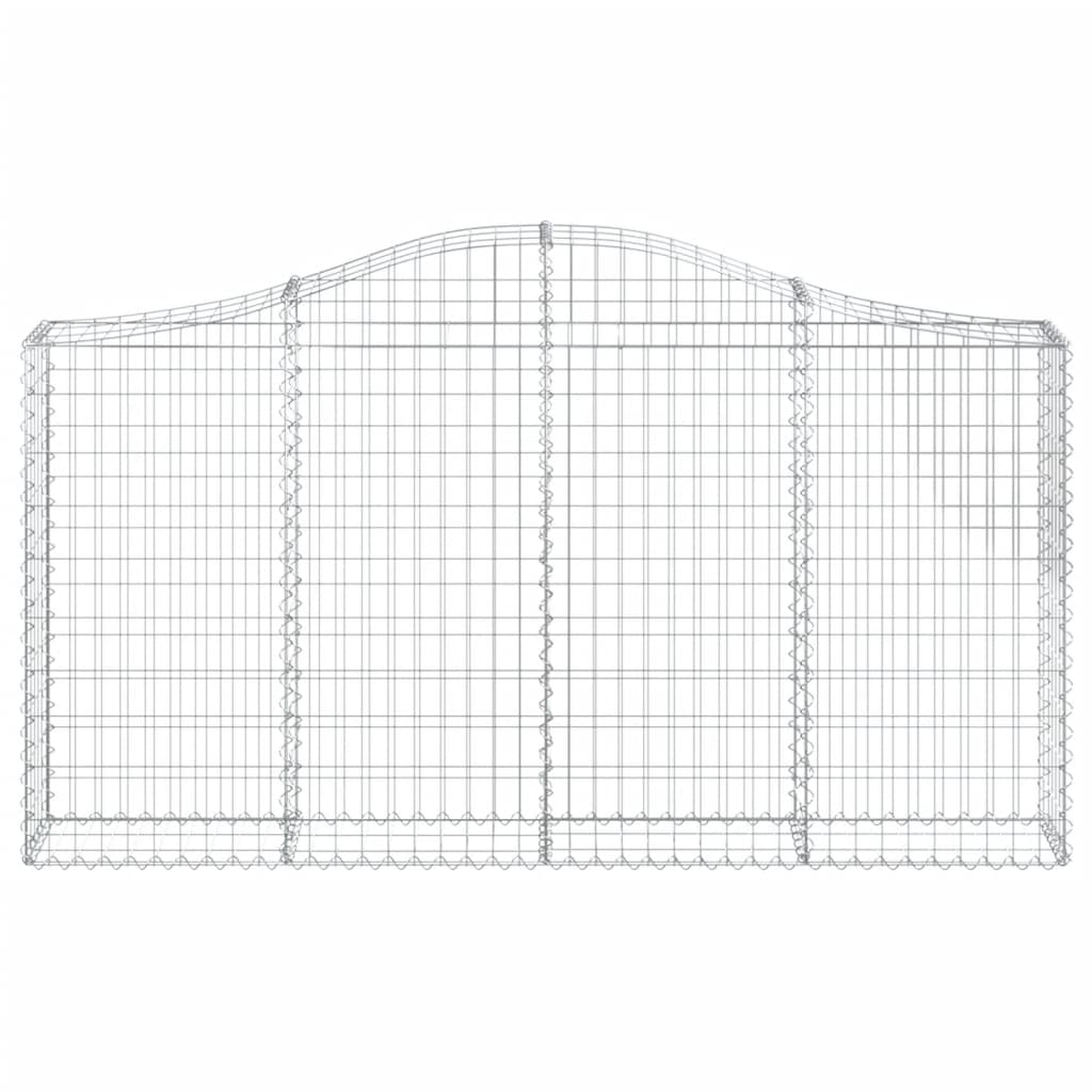 Lučne gabionske košare 30kom 200x30x100/120cm pocinčano željezo